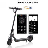 Livraison rapide depuis l'entrepôt UE, trottinette électrique pliable, pneus de 8,5 pouces, moteur haute efficacité 350W, légère, avec application