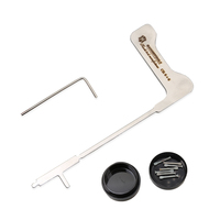 CR 6 + 6 Double Bit Serrures Clé Levier Tumbler Décodeur Master Key Lock Pick Tool Ouvre Outils de Serrurier Safe Magic Key
