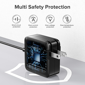 65W GaN Type C Laptop Adapter Portable PD 3.0 Fast Charger Universal Wall Plug for Lenovo HP Dell Asus Acer Samsung Chromebook - Product Image 4