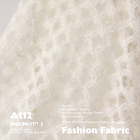 Tissu en maille brodé 3D à motif vague festonnée, dentelle de tulle texturée transparente et douce pour robes, décors de photographie et décoration