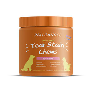 プライベートブランドの涙焼け対策犬用チュアブルサプリメント、EPA・DHA・シナモン配合、犬猫用、卸売、カスタムOEM - Product Image 6