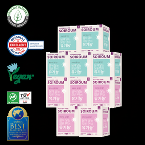 Isoi Soiroum Premium Cotton Nursing Pads 10-Pack Set 5 Medianas y 5 Grandes Paquetes - Product Image 1