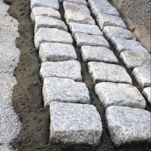 G603 Pavé <span class=keywords><strong>en</strong></span> granit 10x10 cm <span class=keywords><strong>Pierre</strong></span> grise dégringolée de style moderne pour <span class=keywords><strong>allée</strong></span> et aménagement paysager - Product Image 3