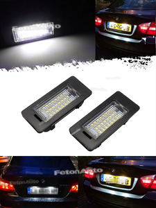 Nouvelles lampes LED <span class=keywords><strong>de</strong></span> <span class=keywords><strong>plaque</strong></span> d'immatriculation 2 pièces pour <span class=keywords><strong>BMW</strong></span> <span class=keywords><strong>E46</strong></span> E60 E70 E71 E82 E88 E90 E91 E92 E93 63267165646 - Product Image 3