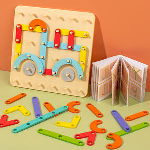Puzzle en bois Montessori DIY pour garçons et filles - Product Image 3