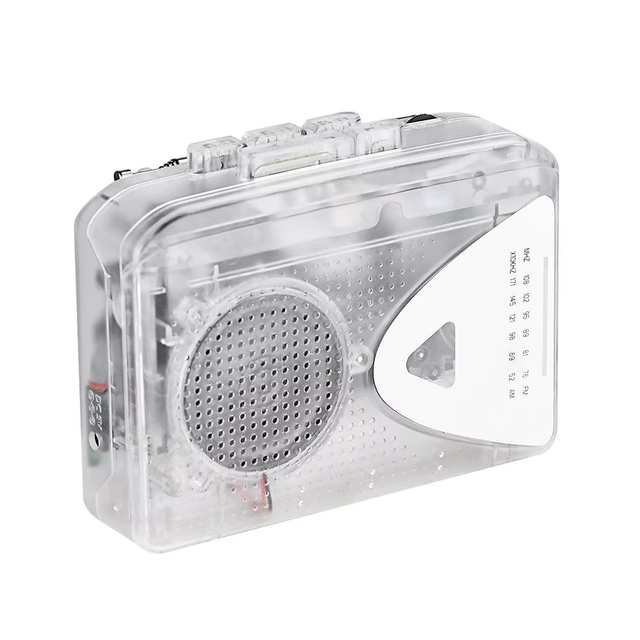 TactiCraft Inc K-235 Portable MP3 Cassette Player Auto Reverse FM/AM Radio Music Converter USB/Battery Powered Wired Headphone