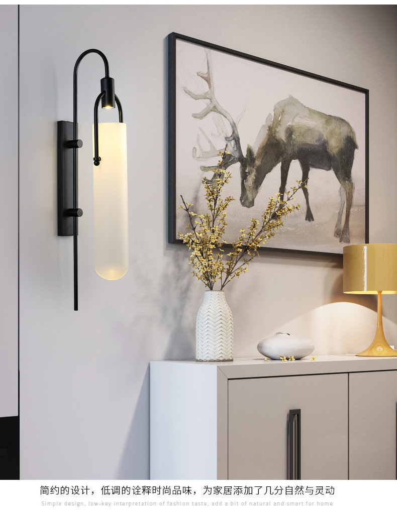 Wall Sconces In Modern Indoor Light Glass Led Lighting Adjustable Brackets Lamp Metal Up Down Color Lamps Arm Luxury Leaf