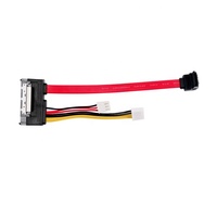 Nueva llegada SATA 15 + 7 pines con alimentación de pestillo/datos a 5 pines y 3 pines IDE Power SATA Cable DE DATOS Cable de alimentación SATA
