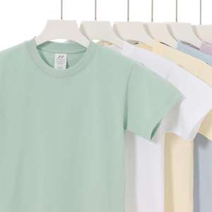 Camiseta Lisa de Alta Calidad y Bajo Precio, 230 g/m², con Logotipo Personalizado, de Algodón, Oversize, de Lujo, con Hombros Caídos, para Hombre - Product Image 2