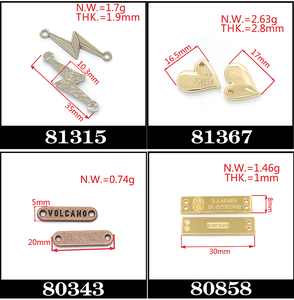 Túi Phụ Kiện Tùy Chỉnh Túi Xách Phần Cứng Khắc Kim Loại Thương Hiệu Logo Tấm Thẻ, Chất Lượng Cao Tùy Chỉnh Kim Loại Logo Nhãn - Product Image 3