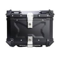 Boîte à bagages arrière pour moto à dégagement rapide 28L/45L/55L/65L/80L/100L en aluminium, coffre latéral étanche, système de trois boîtes