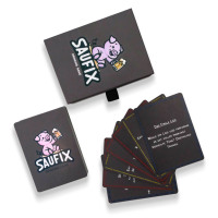 Jeu de cartes noir personnalisé ensemble adultes famille couples fête groupe ivre jeu de boire