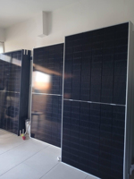 Module solaire bifacial de type N 610W-635W, panneau solaire monocristallin haute efficacité 1500V, 132 cellules pour projets commerciaux