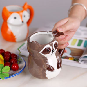 Mecoco — tasses à eau moderne en céramique, ensemble de soucoupes, Espresso, à café - Product Image 5