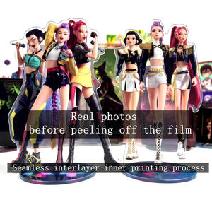 Figura <span class=keywords><strong>de</strong></span> PVC <span class=keywords><strong>de</strong></span> KPOP Demon Hunter, Grupo <span class=keywords><strong>de</strong></span> Chicas <span class=keywords><strong>de</strong></span> la Ola Coreana, K-Demon Slayer Kimetsu No Yaiba, Grabado Fino Interno Impreso - Product Image 2