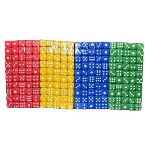 SALIWY DC28 <span class=keywords><strong>Dados</strong></span> Acrílicos Redondos de 14mm, Rojo, Amarillo, Azul, Verde, Negro, Blanco, Rosa, Morado, <span class=keywords><strong>para</strong></span> Juegos, Combinación de Colores, Seis Caras - Product Image 5