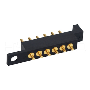 Connecteur à ressort HYTEPRO C726 plaqué or, <span class=keywords><strong>6</strong></span> broches nickelées pour les secteurs de la médecine, des soins de santé et de l'électronique grand public - Product Image 3