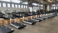Caminadora Eléctrica Comercial Shandong Lanbo con Monitor de Ritmo Cardíaco Inalámbrico y Pantalla de TV para Entrenamiento