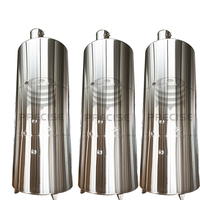 Cuves de stockage et de fermentation en acier inoxydable avec isolation (75mm) et chemise de refroidissement à plaques alvéolées, capacité 2000L-5000L, à vendre