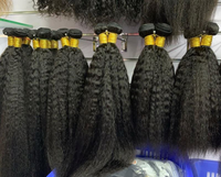 Tissage de cheveux brésiliens 100% naturels Remy vierges en gros, approvisionnement d'usine