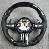 Ensemble complet d'assemblage de volant en fibre de carbone et forgé pour les modèles BMW E36/E46/E90 et F Series DOS