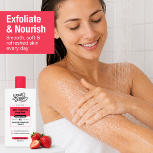 Exfoliante Corporal Profesional, Limpieza Suave, Suaviza la Piel Áspera, Elimina las Impurezas de la Piel Muerta, Gel de Ducha Exfoliante de Fresa - Product Image 4