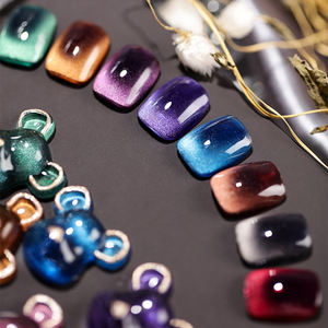 Perle de verre Cat Eye Gel <span class=keywords><strong>Vernis</strong></span> à ongles Porcelaine Flash Laser <span class=keywords><strong>Vernis</strong></span> <span class=keywords><strong>Vernis</strong></span> à ongles étincelles émaux <span class=keywords><strong>semi</strong></span>-permanents professionnels - Product Image 2