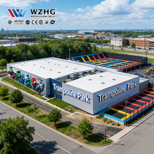 อาคารเหล็กสำเร็จรูปสำหรับสนามแทรมโพลีนในร่ม ทนทานต่อสภาพอากาศ รับน้ำหนักได้มาก ใช้งานได้ยาวนาน - Product Image 1