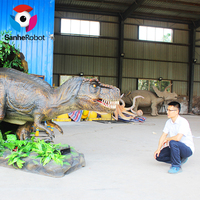 Modèle de dinosaure animatronique T-Rex réaliste pour les parcs à thème et les divertissements de fabrication jurassique