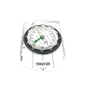 Boussole multifonctionnelle d'extérieur avec règle, étui en acrylique, échelle de carte directionnelle lumineuse (cm/pouces), équipement de camping pour les aventures de randonnée - Product Image 2