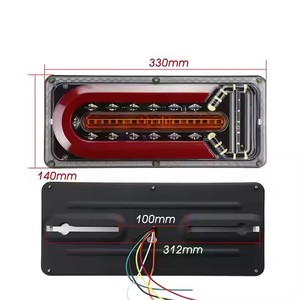 Luz Trasera para Camión de 36 LED, DC9V-28V, IP65 Impermeable, LED Cuadrado con 900 Lúmenes, 3W, Ajuste Universal para Camiones y Remolques - Product Image 5