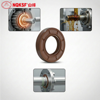 Joint d'étanchéité radial de haute qualité en caoutchouc NBR FKM pour moteur électrique, anti-poussière, structure à double lèvre