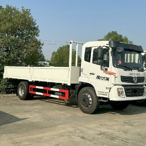 รถบรรทุกตู้แห้งแบบมีรั้ว DENGFENG 4x2 10 ตัน รุ่นใหม่ สำหรับขาย - Product Image 1