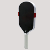 Raquette de pickleball personnalisée sans bordure, noyau en nid d'abeille, haute qualité, 16 mm, pour l'entraînement des enfants, portable, durable, équipement de divertissement