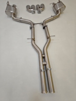 Système d'échappement en acier inoxydable T304 de qualité supérieure avec soupapes électroniques télécommandées pour Mercedes-Benz C63 AMG W204 6.2L