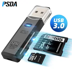 PSDA usb 3.0 multi Smart memory card reader OTG type c adapter mini cardreader for TF Card Reader/TF microsd computer Laptop