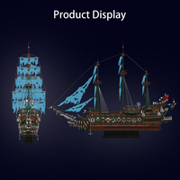 Mould King 13218 2025 Nouveau modèle de bateau MOC à assembler, kits de briques créatives pour adultes, cadeaux de Noël, 6849 pièces, ensembles de blocs de construction