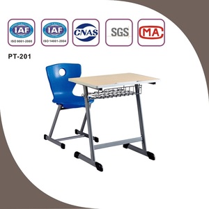 Ensemble de chaise de bureau fixe moderne et écologique en acier, MDF et plastique pour usage commercial et scolaire, couleur personnalisée Aoyasi PT-201 PT-201 Moderne - Product Image 5