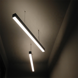 Lustres linéaires Hlinear série Straight Line, longueur 1500 mm, luminaire LED linéaire, suspension lumineuse, éclairage suspendu blanc - Product Image 2