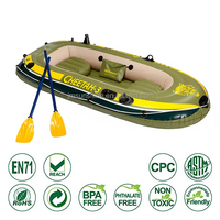 Vente directe du fabricant, bateau pneumatique à fond plat Sunshine Brand pour 2 personnes, bateau de sport, bateau de sauvetage, bateau de surf, 1