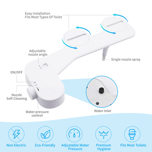 Modern Single Nozzle <strong>Bidet</strong> Toilet Attachment with Concealed Knob Self-Cleaning ABS <strong>Sprayer</strong> <strong>Non</strong>-<strong>Electric</strong> Cold Water <strong>Bidet</strong> - Product Image 3