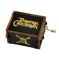 Usine Jothan de Ningbo vend des boîtes à musique en bois personnalisées sur le thème des Pirates des Caraïbes
