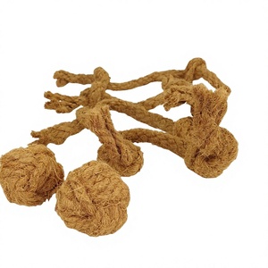 Juguete para Mascotas de Cuerda de Fibra de Coco, Duradero, Natural, Ecológico, para Perros, Todas las Estaciones, Estilo Simple, Color Sólido, Hecho en Vietnam - Product Image 1