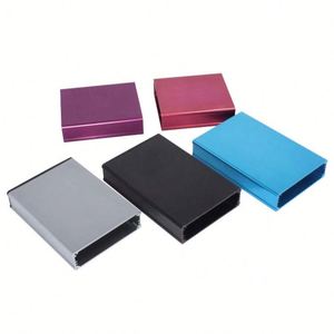 Silver Aluminum Alloy Heat Sink <b>Enclosure</b> Industrial Anodized Surface Customizable PCB Board Terminal Block IP54 Rated OEM/ODM - Product Image 3