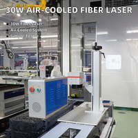 Machine de marquage laser à fibre de type armoire industrielle pour pièces métalliques, bijoux, stylos, 30w 50w, graveur laser à fibre de bureau