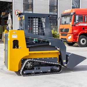 CE EPA Mini Loaders roda Cina selip Steer <span class=keywords><strong>Loader</strong></span> Track dengan Trencher beton Mixer palet garpu - Product Image 2
