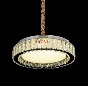 Lampadari di cristallo moderni di vendita calda di più nuovo design e lampade a sospensione per la decorazione domestica, prezzo economico di fabbrica - Product Image 1