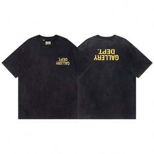 Camisetas de Diseñador Americanas para Hombre, Camisetas de Algodón Personalizadas, Camisetas Gráficas Vintage Informales con Estampado de Letras, Camisetas para Hombre - Product Image 1