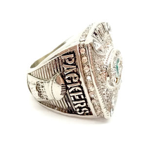 2010 Green Bay Packaging Team Champion Men's <b>Rose</b> Gold Plated Alloy Fashion Ring Souvenir Collection Wedding Party Birthday Gift - Product Image 4