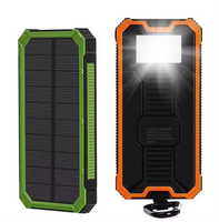 10000mAh Banque d'alimentation à manivelle avec chargeur de panneau solaire Mini générateur électrique Banques d'alimentation électrique Charge PowerBank 20000mAh